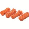 4 4-meter Wind Ropes and 4 Double Hole Wind Rope Buckle Components Outdoor Camping Tent Wind Rope Ceiling and Ground Nails Night Reflective Rope Set