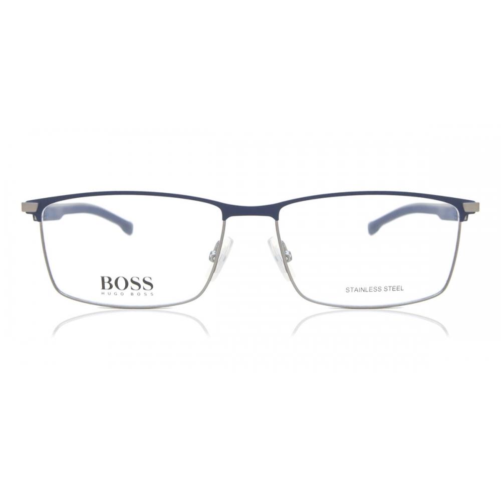 

Boss 1201 R81 Men Eyeglasses Matte Ruthenium Blue/58