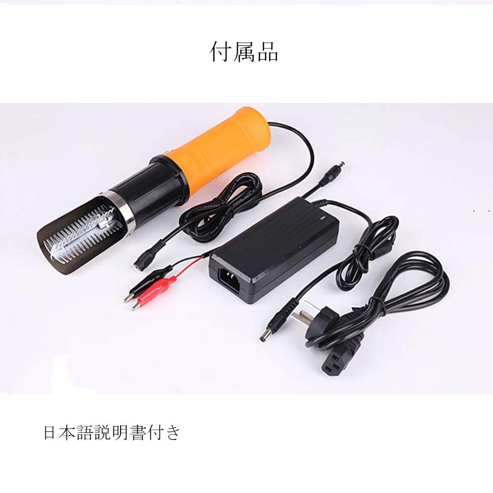 Ausuc Electric Fish Scale Fast Quick Scale Kitchen for Commercial and Office Use Remover, Waterproof, Removal, Cleaner, Remover, Utensil, Fishermen,