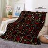 Egyptian Pictograph And Symbol Printing Blanket Fashion Warm Blankets Home Travel Soft And Comfortable Blanket Birthday Gift