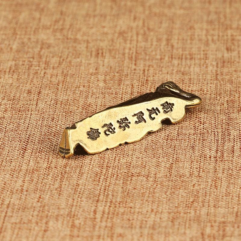 Mini Retro Golden Lying Amitabha Buddha Statue Buddha Sculpture Figurines Copper Pure Brass Home Decoration Buddha Statues