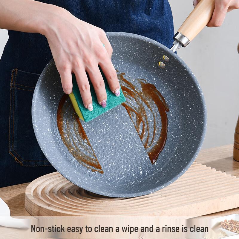 Bang Dafu 28cm Stone Texture Non-Stick Frying Pan