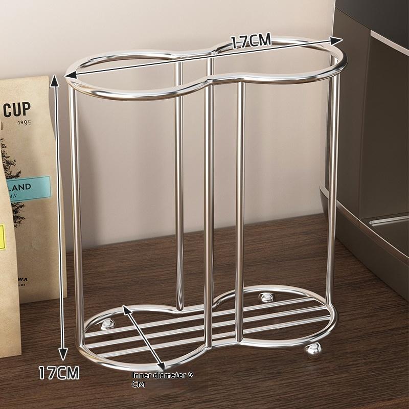 Portabicchieri di carta da cucina, raccoglitore di bicchieri monouso, portaoggetti da tavolo multifunzionale, portabicchieri da caffè per la casa