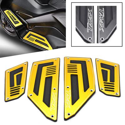 Motorcycle TMAX530/560 Footboard Steps Motorbike Foot Footrest Pegs Plate Pads For YAMAHA TMAX 530 2012- TMAX 560