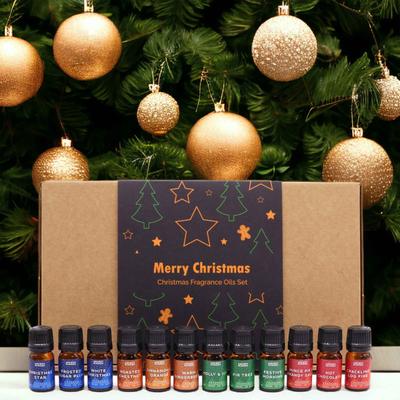 Kerstgeur Olie Set, 12 Geuren