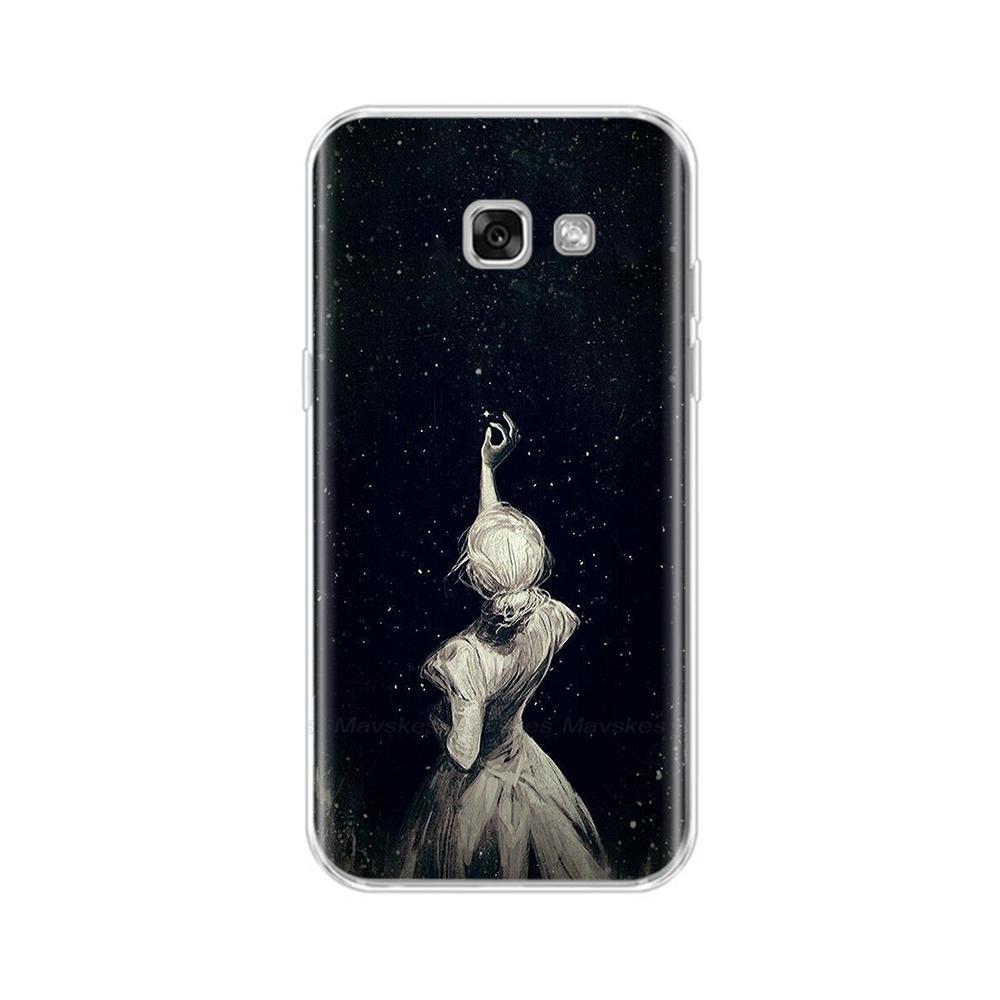 For Samsung Galaxy A3 2017 Case A320F SM-A320F/ds Soft TPU Funda Cute Back Cover for Samsung A3 2017 Case A320 A320F Phone Cases