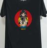 26 Accrochages Skateboard Anime T-shirt Noir T-shirt Unisexe