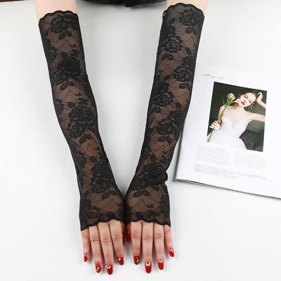 Summer Sunscreen Lace Arm Sleeves for Driving