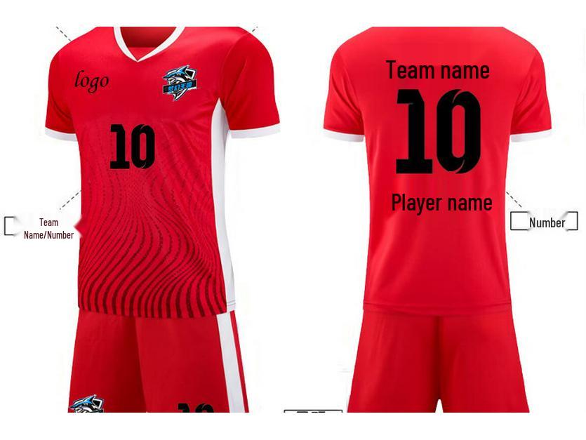 All-Ages Football Kit: Includes Jersey & Team Uniform for Training and Competition