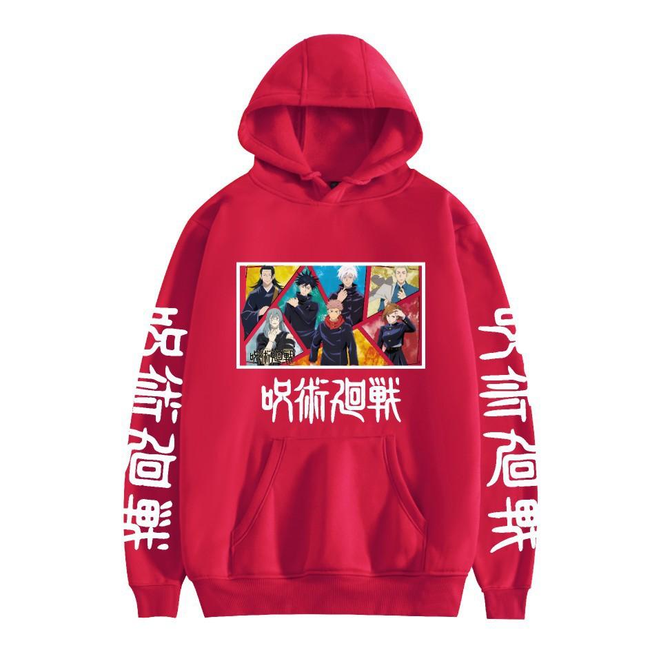 Fashion for Fans of Jujutsu Kaisen Anime Printed Sweatshirt Outdoor Sport Cosplay Pullovers Hoodie Cosplay Costume