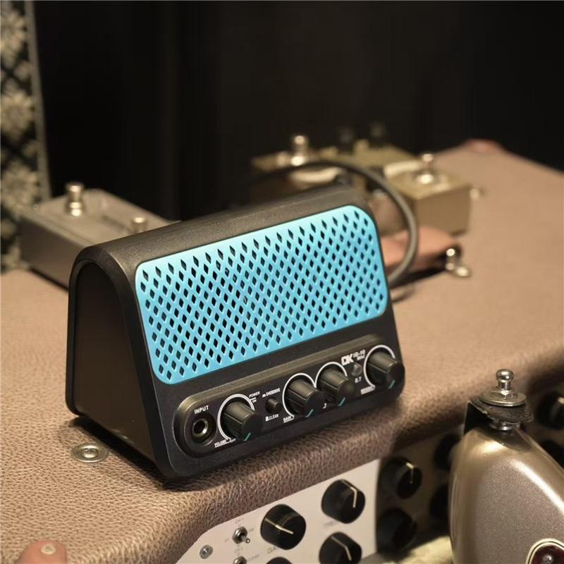 DK 10W Electric Guitar Amplifier Dual Channel Clean/Overdrive and Reverb Effects Bluetooth/Headphone Connectivity Plug and Play