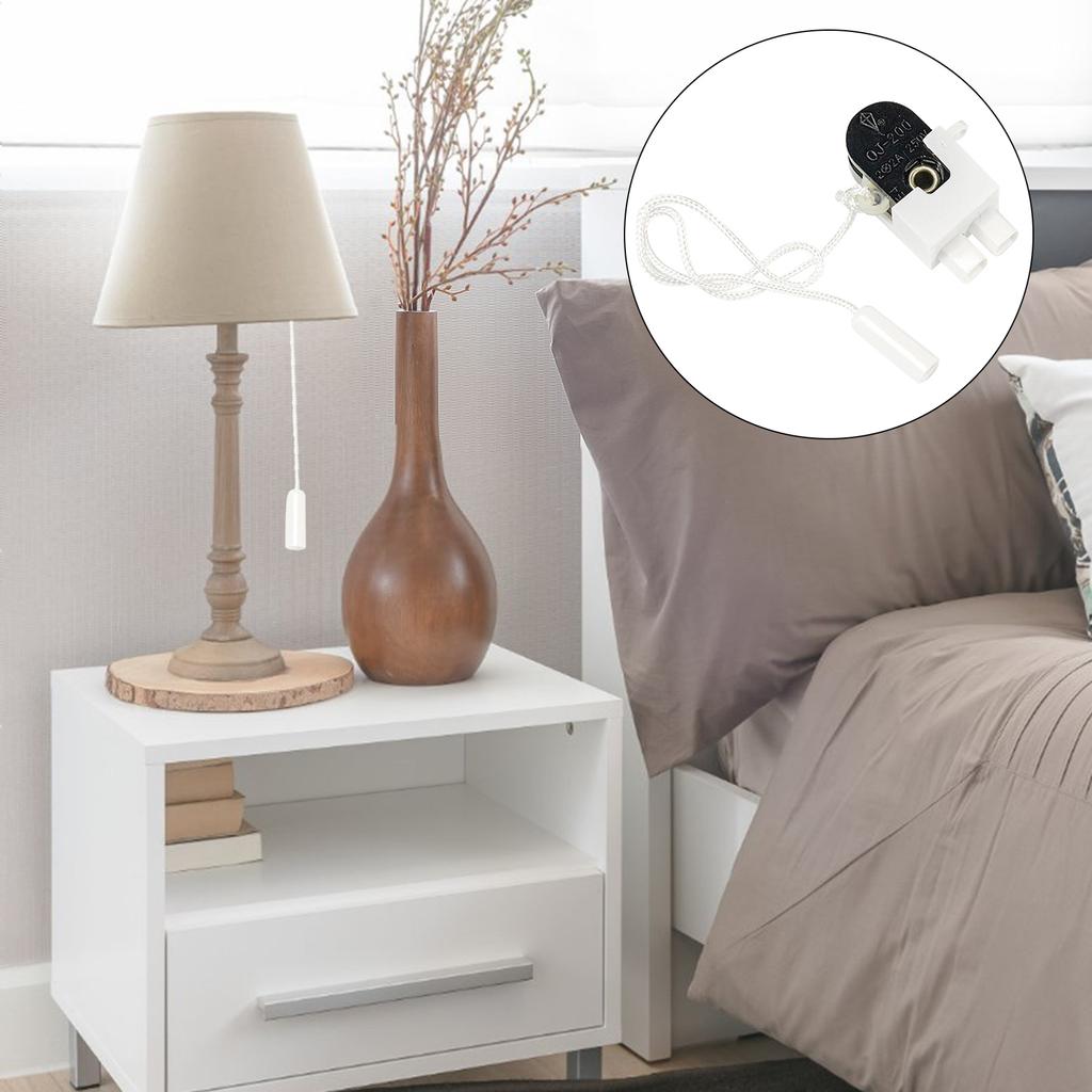 Praktisches 2er Set Zugschnurschalter Einfach zu bedienende Zugkettenschalter Multifunktionsschalter für verschiedene Anwendungen