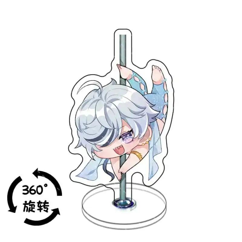 Creative Cartoon Game Anime NU: Carnival Love Pop Acrylic Stand Aster Figure Eiden Statue Garu Desk Ornaments Fans Collect Gifts