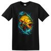Fish Art T Shirt Colorful Trout Splashing In Water Graphic Tee