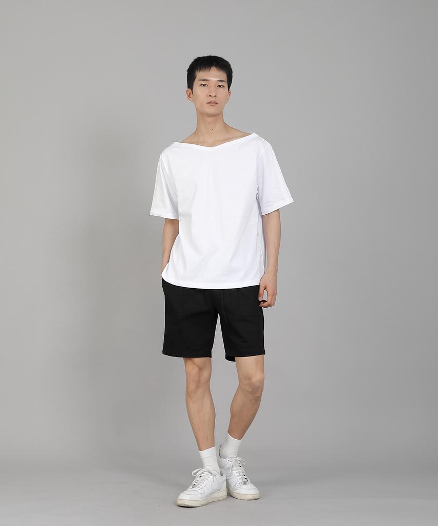 Seinteukeulu Back Dart Point Shorts Srs-381 Black