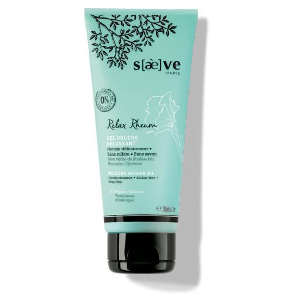 Gel Douche - SAEVE - Relax Rheum - 200ml - Sans Parabène - Pour Adultes