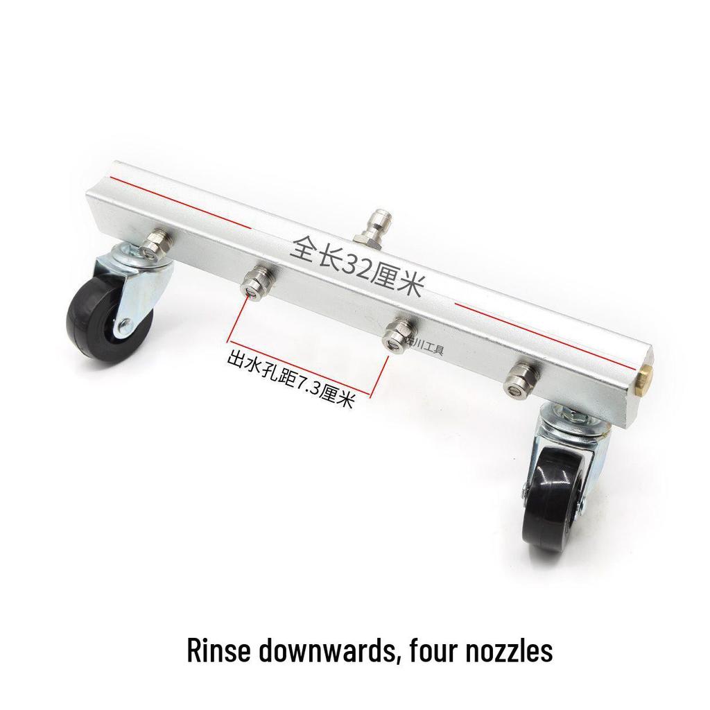 High-Pressure Sanitation Vehicle: Road & Floor Washer with Adjustable Nozzle for Municipal Use.