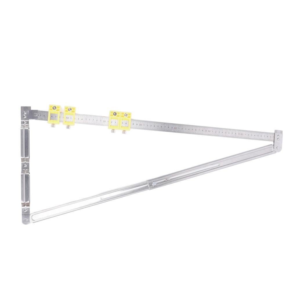 2 In 1 Concealed Connector Positioning Ruler Telescopic Folding Scribing Ruler with Limit for