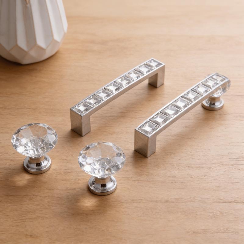 WTEMPO Furniture Hardware Cabinet Handles for Kitchen & Office Furniture Suitable for Cabinets Wardrobes Dressing Tables Drawers with Screws