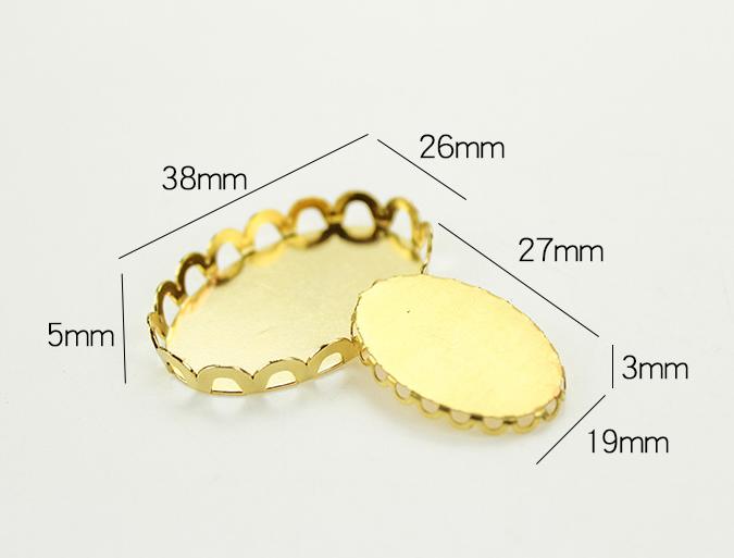 1/6 1/12  Doll House Simulation Miniature Mini Gold Tray Decorations Model Decor