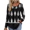 Women's Long Sleeve Tunic Loose Tops Casual Oversized Tops Pleated Tunic Button Down Casual Women's Print Tops
