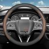 Leather Car Steering Wheel Cover for Opel Mokka X B Mokka-e Astra G H J K GTC Insignia A B Sport Tourer Vivaro A B C Accessories