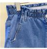 Super Size High Waist Summer Loose Fit Plus-Size Denim Shorts 3188