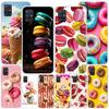 Macaron Ice Cream Cake Doughnut Phone Case For Samsung Galaxy A52 A32 A22 A12 A51 A31 A50S A30S A20S A10S Note 20 Ultra 10 Plus