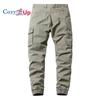 Cozy Up Mens Cargo Pants with Pocket Tapered Stretch Twill Cotton Slim Fit Work Camo Jogger Pants for Men