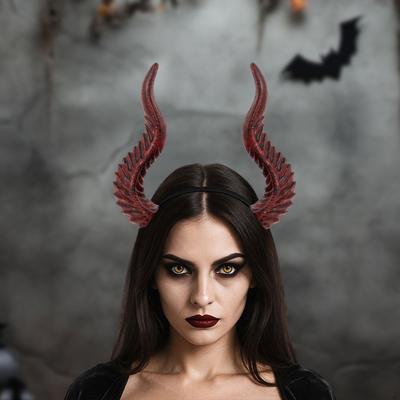 Damen Teufel Stirnband Halloween Haarband für Saisonale Festmärkte