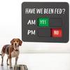 Dog Feeding Reminder,Have I Been Feds Dog Feeding Magnet,Feed Trackers AM PM,Feeding Reminder Slider for Fridge
