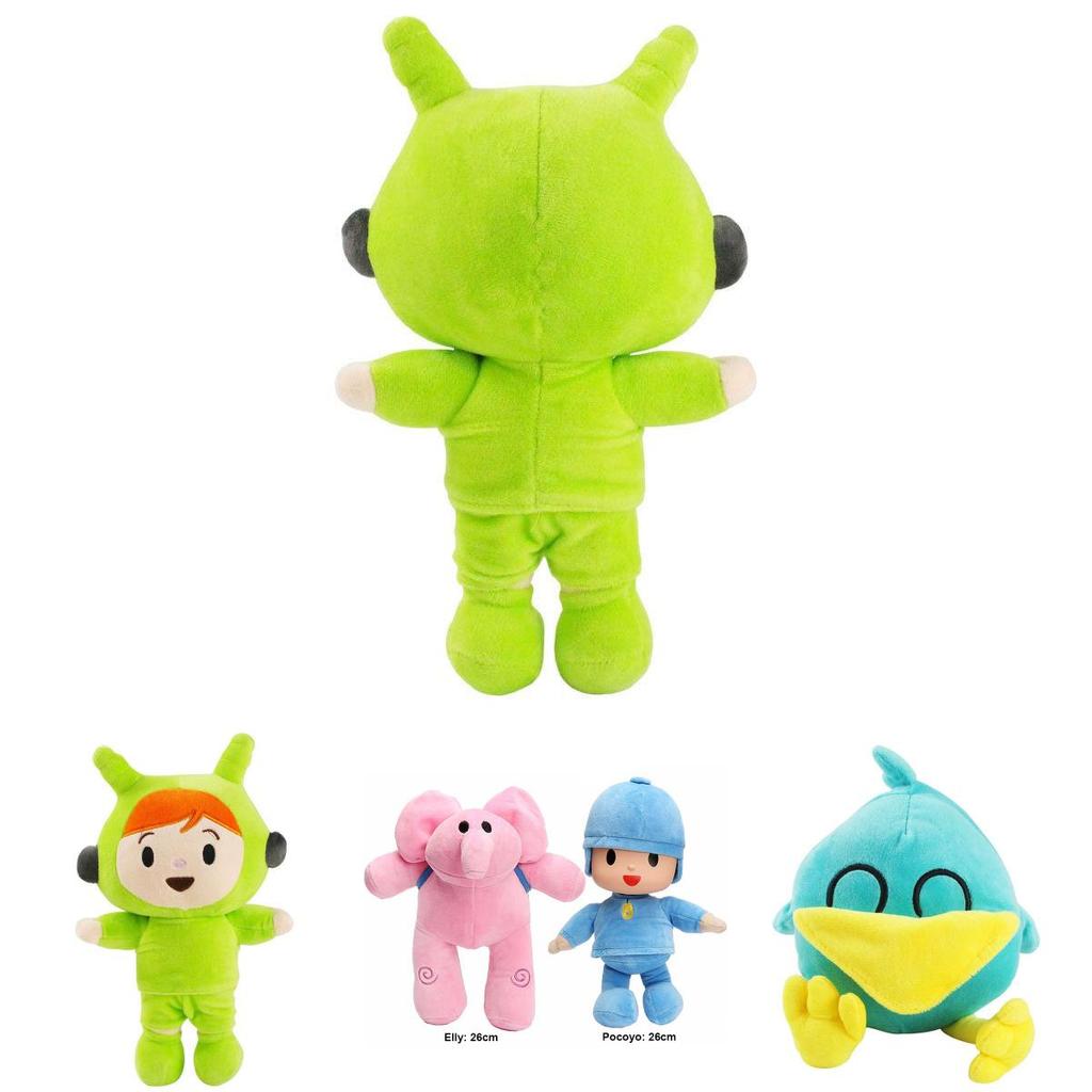 Adorable Pocoyo Elly Pato Loula Sleepy Bird Soft Plush Stuffed Figure Toy Doll Gift For Kids