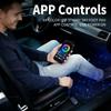 For Ferrari Portofino M Roma 296 GTB 296 GTS F8 Tributo F8 Spider SF90 Spider 812 USB Car LED Starry Sky Foot Mat DIY Can Be Cut ZX2