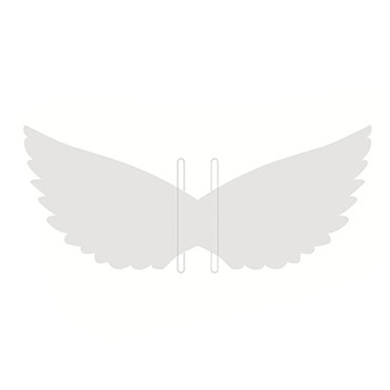 

DIY Blank Paintable Angel Wing Plain Paper Fairys Wing Princess Wing for DIY Crafts Cosplay Halloween Costume Dressing Up 1 білий