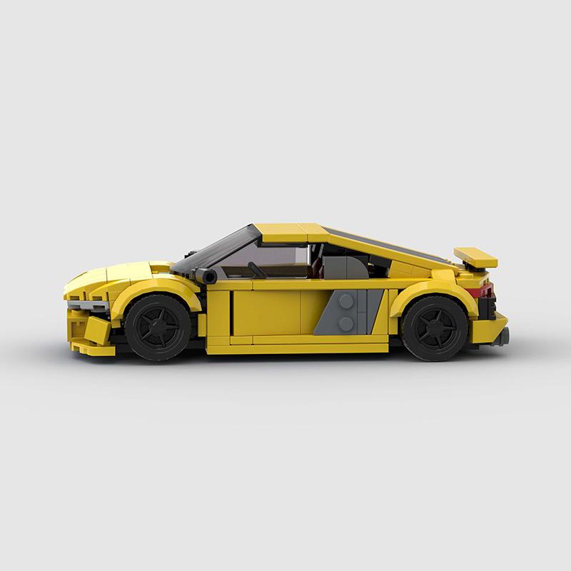 Super Sports Car Classic Toy Building Block Set, Suitable As Birthday, Halloween, Christmas Gifts and for Home Decoration Collec