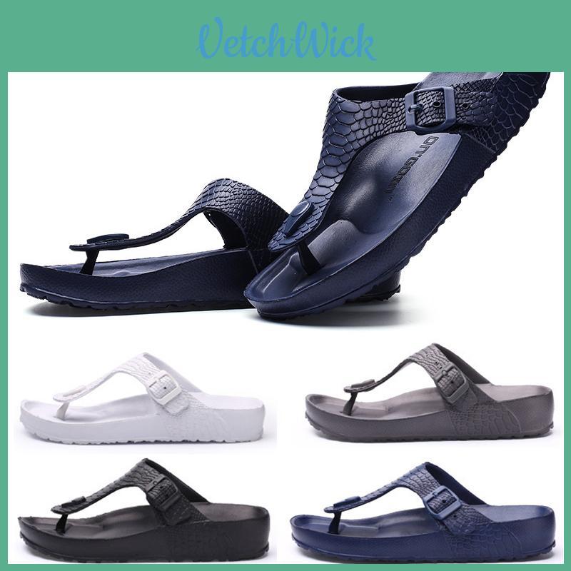 Stylish Men's Casual Flip-flops Shoes With Quick-drying And Massage Soles
