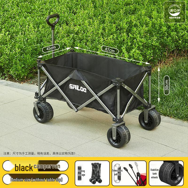 Tragbarer Outdoor-Camping- und Picknickwagen