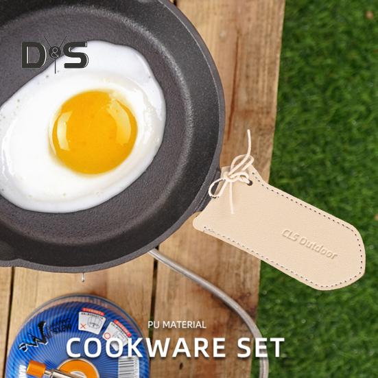 Anti-deformed Pan Handle Cover Thermal Insulation Easy To Carry Camping Pot Frying Pan Handle Cover