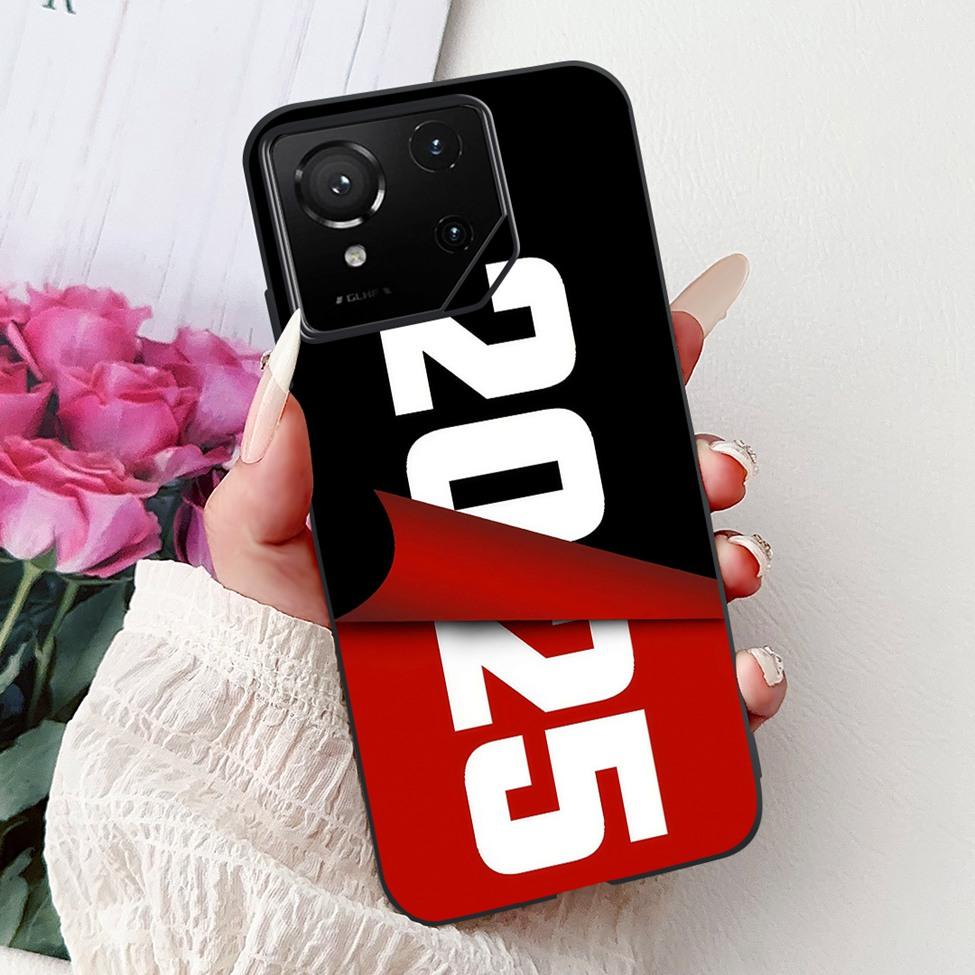 For Asus ROG Phone 9 Pro Back Cover For Asus ROG Phone 9 Case Silicone Cute Cat Luxury Love Funny Painted Shockproof Bumper