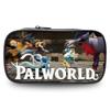 Palworld Large Capacity Student Pencil Case Polyester Universal For Boys And Girls