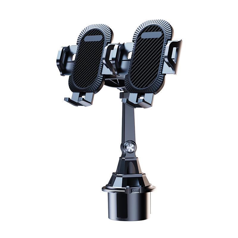 

Автомобильный держатель для стакана и телефона с двойной шаровой головкой и дизайном с двумя головками