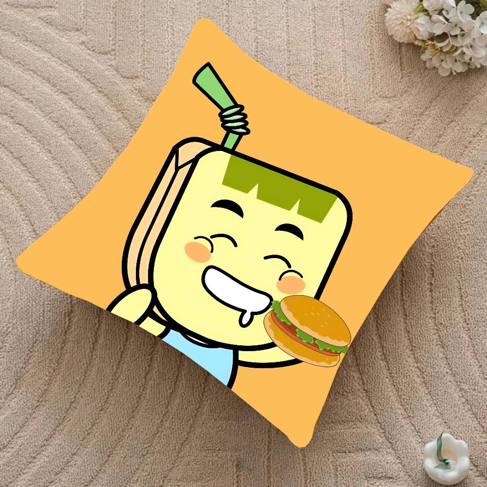 Cartoon HAPPY FATHER HAPPY SONs Pillow Case Home Decor Throw For Sofa Bed Car Room Decor Gift Idea