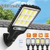 108COB Solar Lights Outdoor With 3 Mode Waterproof Motion Sensor Security Lighting LED Wall Street Lamp for Garden Patio Path