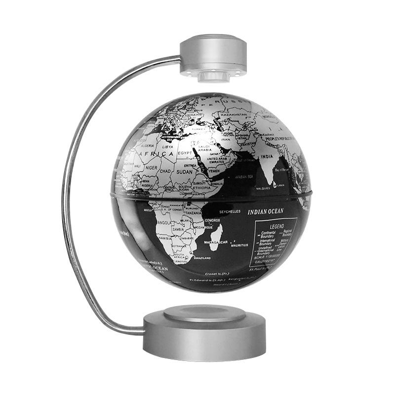 6-Inch Self-Rotating Magnetic Levitating Globe: Luminous Home Decor Gift