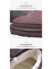 Northeast Men's Winter Snow Boots: Velvet-Lined, Thick, Warm Leather & Fur Slip-On Cotton Shoes
