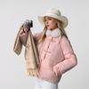 GMXIA Damen Vintage Casual Solid Color Print Herbst Winter Langarm POLO Neck Jacken & Mäntel