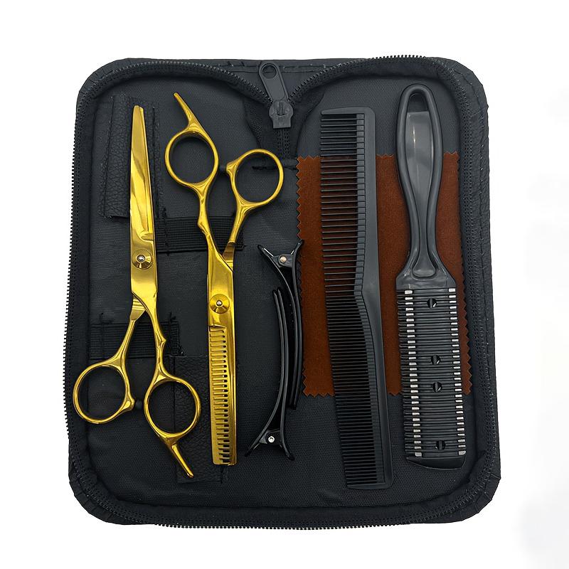 Wingsbro 6.7 Inches Hair Cutting Scissors/Thinning Shears Set Hairdressing Salon for Barber Tools