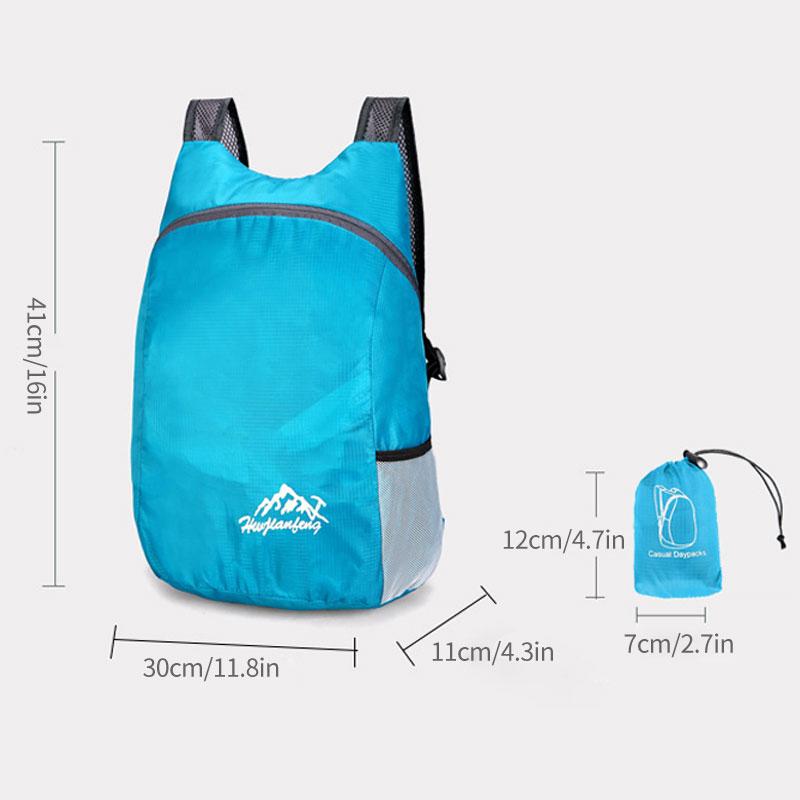 Folding Backpack Shoulder Bag Waterproof Ultralight Portable Outdoor Travel Large Capacity Backpacks