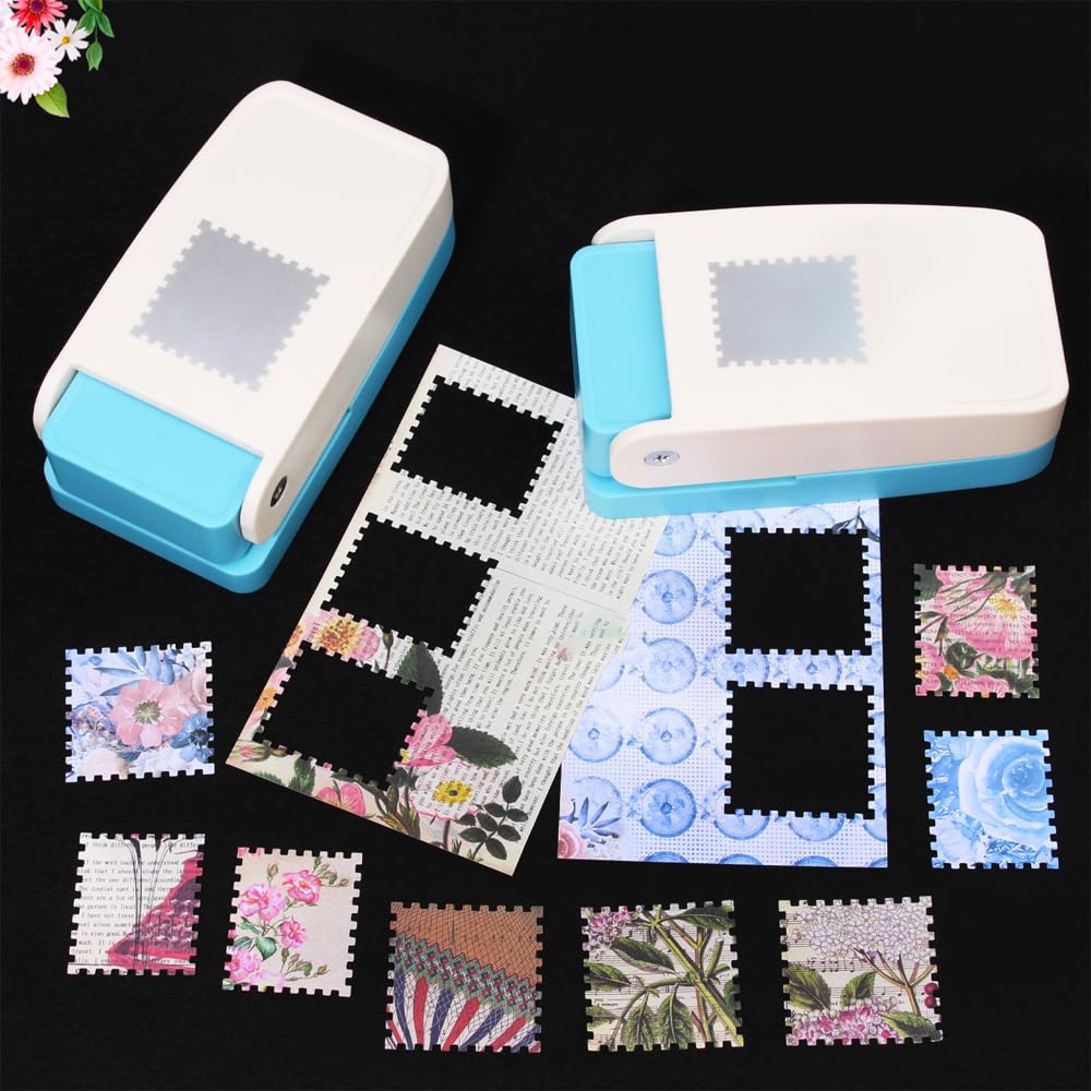 Craft Square Hole Stamp Paper High Manual Embossing School Home Handmade Decorative Supplies Large Stamp Size x Punch, Punch, Punch, DIY, Handicrafts,