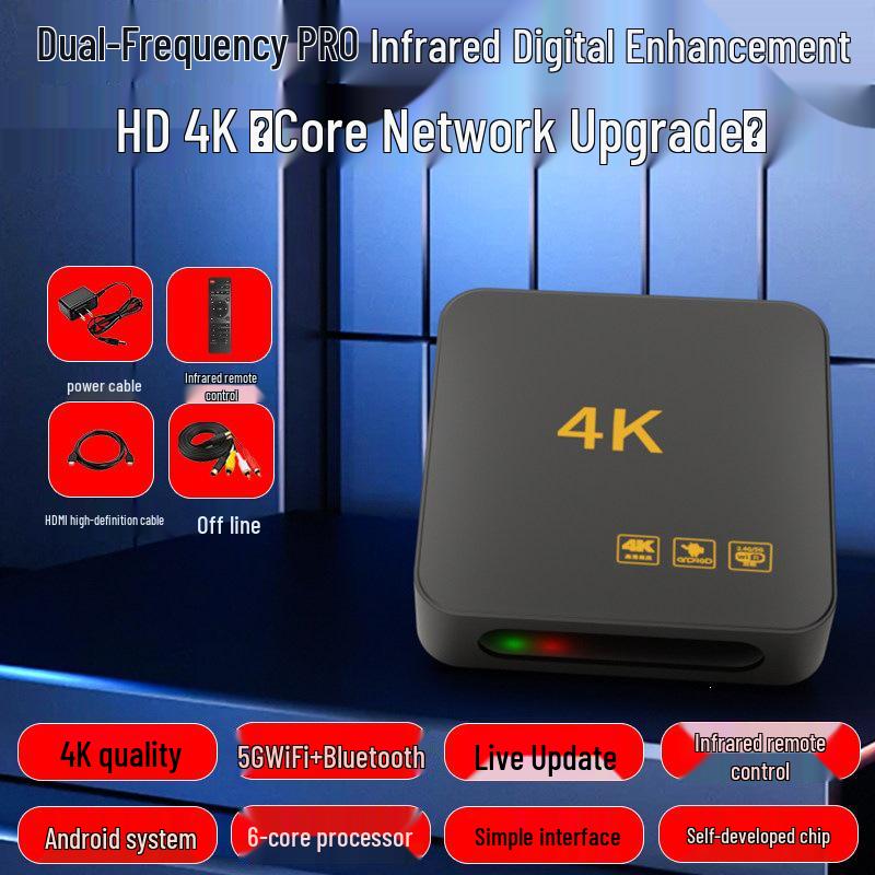 4K 5G Smart Wireless HD Set-Top TV Box